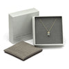 Champagne Diamond and Granule Cluster Bar Necklace
