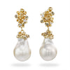Pearl Drops with Grey Diamonds and Barnacles by Ruth Tomlinson, handmade in London