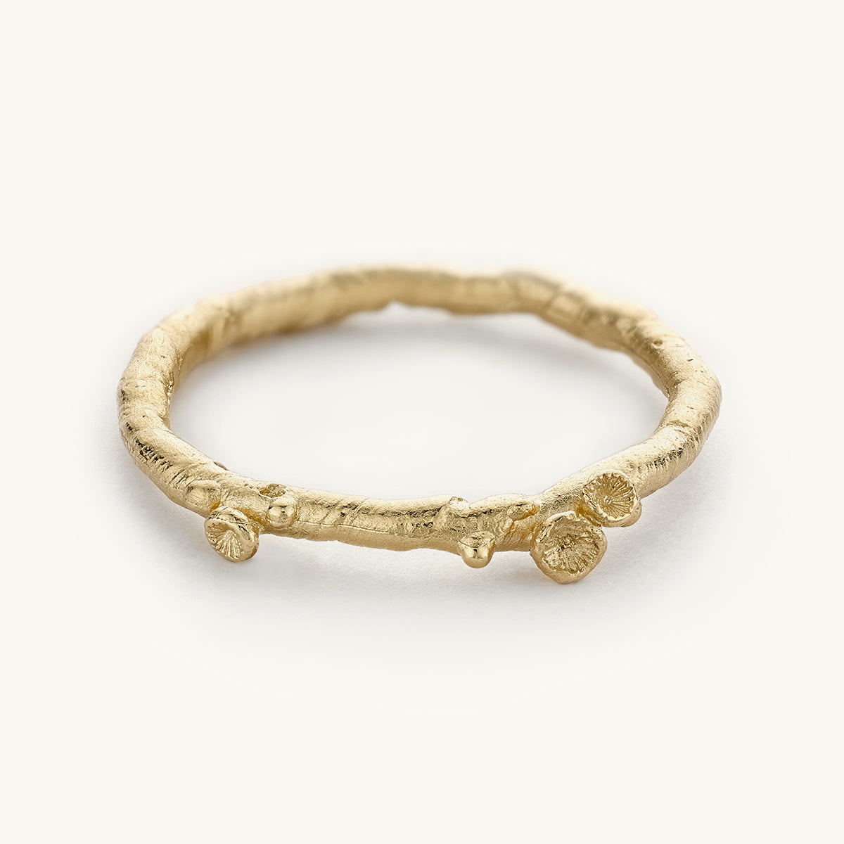 Green Sapphire and Diamond Encrusted Ring Stack