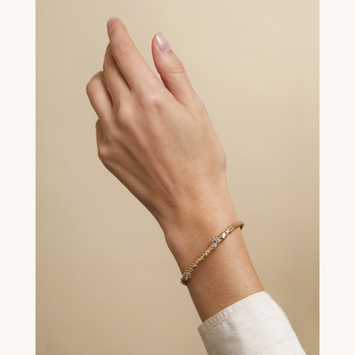 Diamond Encrusted Cuff