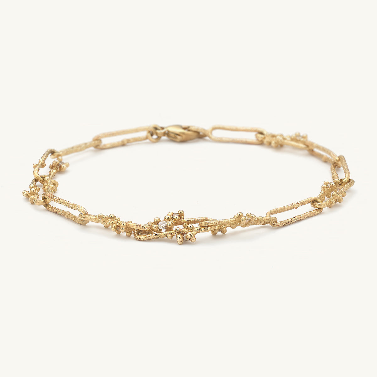 Diamond Encrusted Chain Bracelet