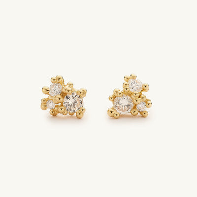 Diamond Cluster Studs