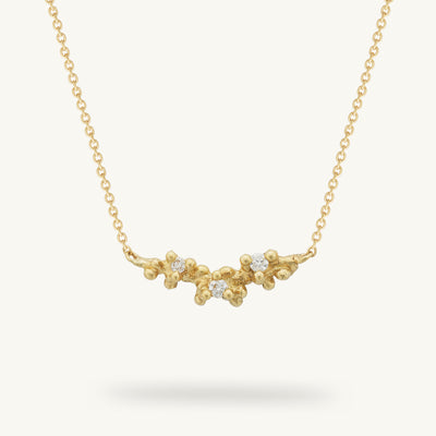 Diamond Encrusted Bar Necklace