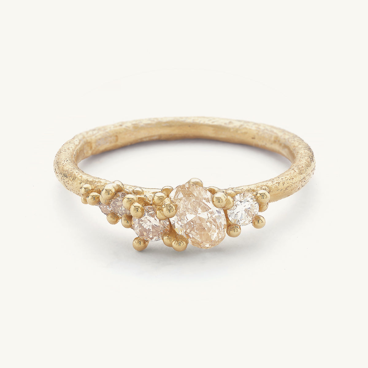 Mixed Diamond Asymmetric Ring with Granules