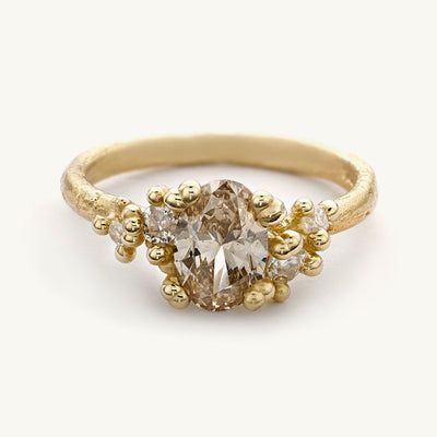 Ruth Tomlinson Champagne Diamond Encrusted Ring