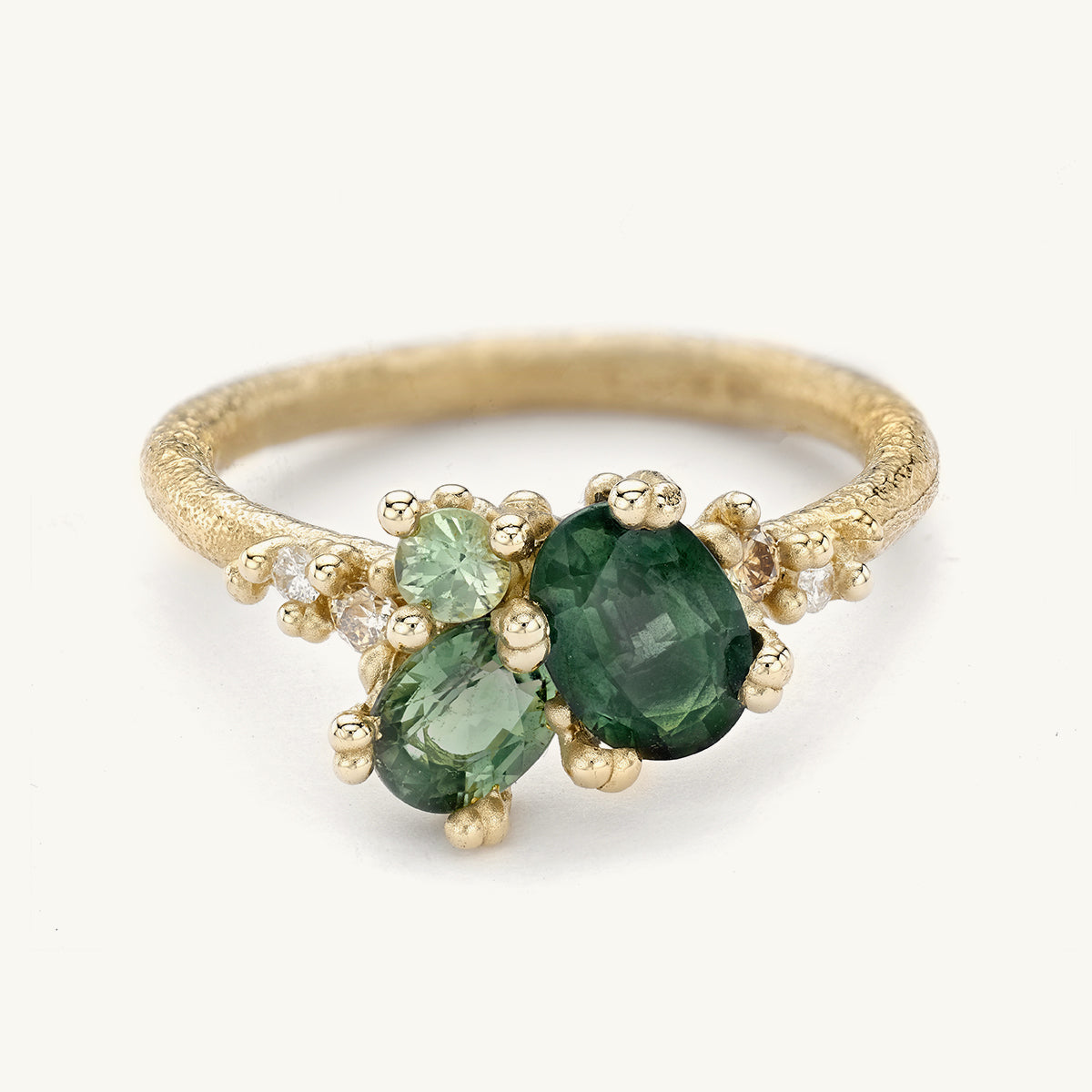 Ruth Tomlinson Green Sapphire Engagement Ring