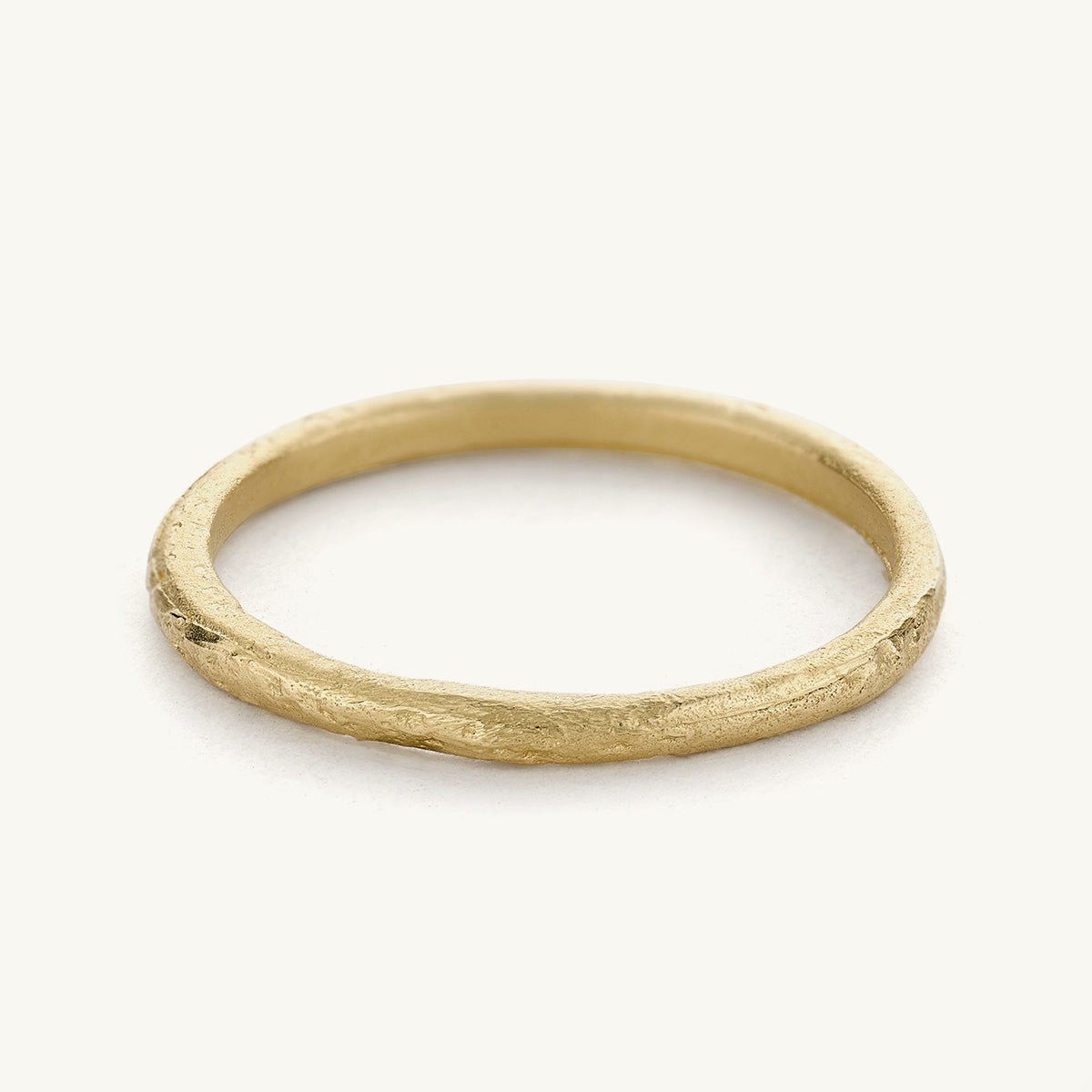 Ruth Tomlinson Half Round Textured Wedding Band - 14Y