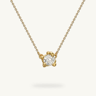 Ruth Tomlinson Solitaire Antique Diamond Pendant