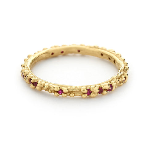 Ruby Wedding Band by Ruth Tomlinson, handmade in London