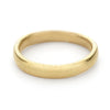 4mm 18ct yellow gold 4mm mens wedding band from Ruth Tomlinson, handmade in London