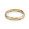 Ladies yellow gold wedding band from Ruth Tomlinson, handmade in London