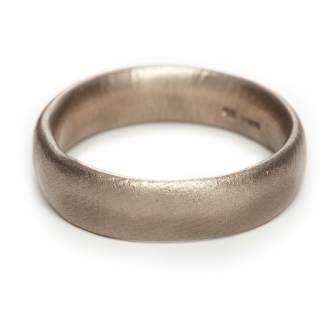 Oval Section Wedding Band - 6mm