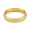 Yellow gold mens wedding band from Ruth Tomlinson, handmade in London